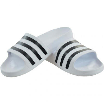 Adidas Mens Adilette Aqua Slippers - White