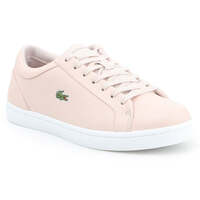 Image of Lacoste Womens Straightset Lace 317 3 Caw Lifestyle Shoes - Beige