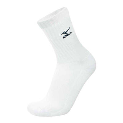 Mizuno Skarpety Siatkarskie Volley Socks Medium - White