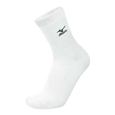 Mizuno Skarpety Siatkarskie Volley Socks Medium - White
