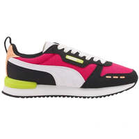 Image of Puma Womens R78 Shoes - Black/White/Pink