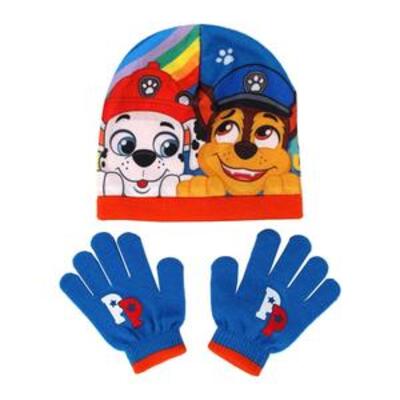 Childrens Paw Patrol Beanie & Hat Gloves Set (2-6 Years)