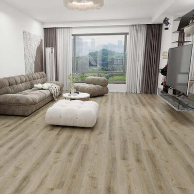 Lusso Naples Mulled Oak Glue Down LVT Vinyl Flooring – Lusso
