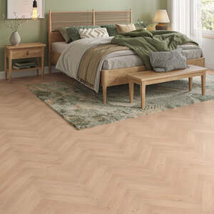 Lusso Genoa Invisible Smooth Oiled Rustic Herringbone Solid Oak Flooring