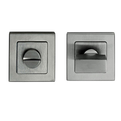 Eurospec Square Turn & Release, Satin Stainless Steel Or Duo Polished & Satin Finish - SST1415 SATIN STAINLESS STEEL