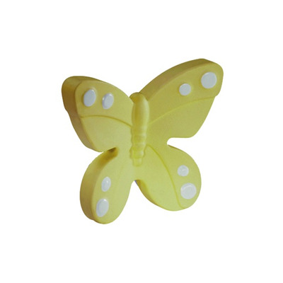 Urfic Siro Yellow Butterfly Cabinet Knob - H143-40A67 SMALL YELLOW BUTTERFLY