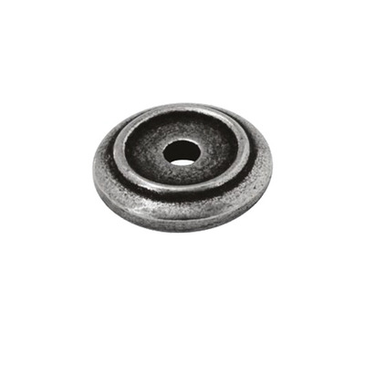 Finesse Small Lipped Backing Plate (21mm Diameter), Pewter - PBP010 PEWTER - 21mm DIAMETER