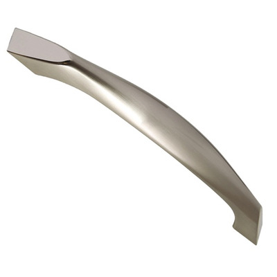 Hafele Kayla Bow Cabinet Pull Handle (160mm c/c), Brushed Satin Nickel - 108.77.053 BRUSHED SATIN NICKEL - 160mm c/c
