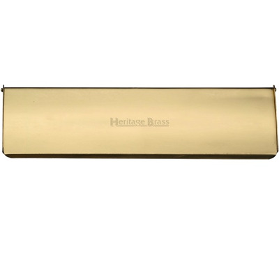 Heritage Brass Interior Letter Flap (280mm x 83mm), Polished Brass - V860 280-PB POLISHED BRASS - 280mm x 83mm