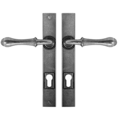 Finesse Derwent Un-Sprung Multipoint Door Handles, Pewter - FDMP 04 (sold in pairs) ENTRY