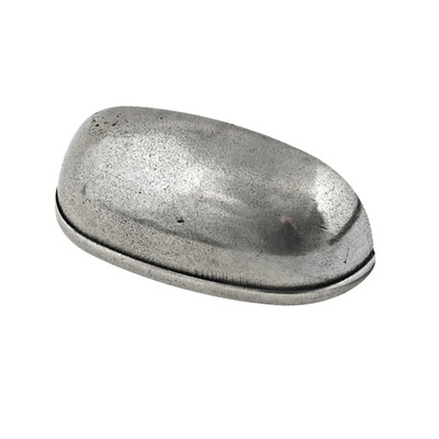 Finesse Quebec Cup Handle (76mm C/C), Pewter - FD660 PEWTER - 76mm C/C
