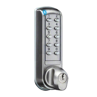 Briton 9360 Battery Operated Digital Lock, Stainless Steel - L22049 STAINLESS STEEL