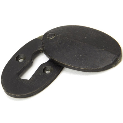 From The Anvil Standard Profile Blacksmith Oval Escutcheon & Cover, External Beeswax - 91500 EXTERNAL BEESWAX