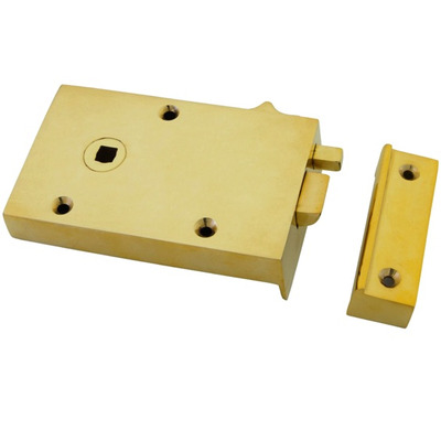 From The Anvil Left Or Right Handed Bathroom Latch, Polished Brass - 83570 POLISHED BRASS - RIGHT HAND