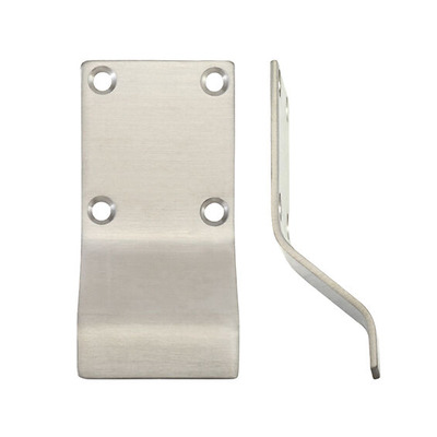 Zoo Hardware Cylinder Latch Pull Blank Profile (88mm x 43mm), Satin Stainless Steel - ZAS19SS SATIN STAINLESS STEEL