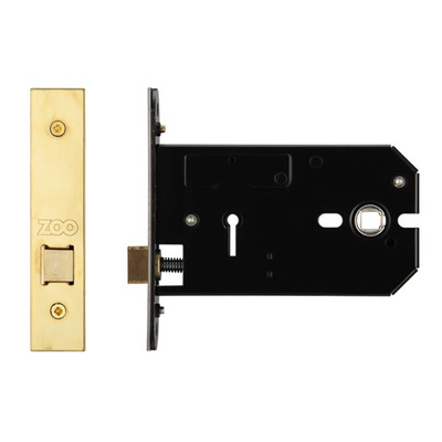 Zoo Hardware Horizontal Latch (127mm OR 152mm), PVD Stainless Brass - ZUKH127PVD 127mm (5 INCH) - PVD STAINLESS BRASS