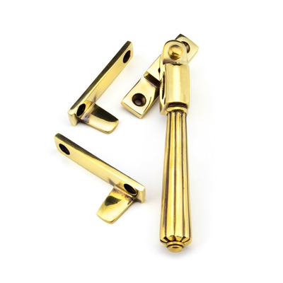 From The Anvil Hinton Locking Night Vent Window Fastener, Aged Brass - 45344 AGED BRASS
