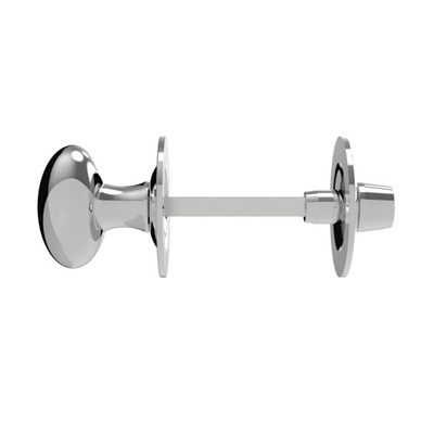 Carlisle Brass Oval Thumbturn & Release (5mm Spindle For Bathroom Lock), Polished Chrome - AA133CP POLISHED CHROME