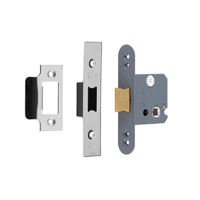 Frelan Hardware Small Case Mortice Latch (65mm OR 76mm), Satin Stainless Steel - JL1040SSS 76mm (3 INCH) - SATIN STAINLESS STEEL