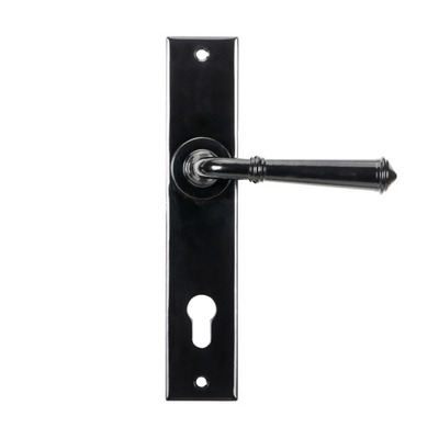 From The Anvil Regency Lever Espagnolette Lock Set (92mm C/C), Black - 45589 (sold in pairs) BLACK