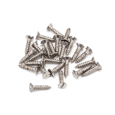 From The Anvil 4 x 1/2" Countersunk Screws, Stainless Steel - 92809 (pack of 25) STAINLESS STEEL