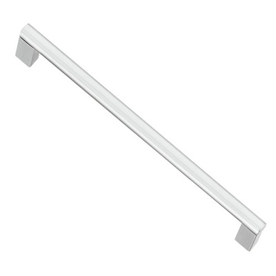 Hafele Orlana Bar Cabinet Pull Handle With Base (128mm - 792mm c/c), Stainless Steel - 155.01.470 STAINLESS STEEL - 128mm c/c