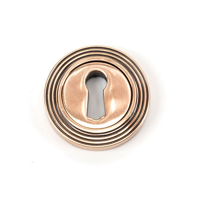 From The Anvil Standard Profile Beehive Round Escutcheon, Polished Bronze - 46119 POLISHED BRONZE