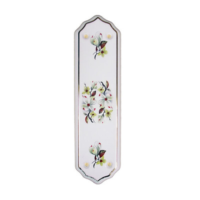 Chatsworth Porcelain Fingerplate (280mm x 75mm), White Orchid - BUL601-ORC WHITE ORCHID PORCELAIN FINGERPLATE