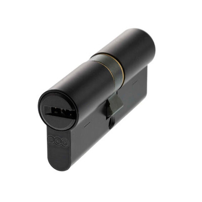 Atlantic UK AGB Euro Profile 15 Pin Double Cylinder (35mm/35mm OR 40mm/40mm), Matt Black - CA00843030 MATT BLACK - 40mm/40mm (80mm)