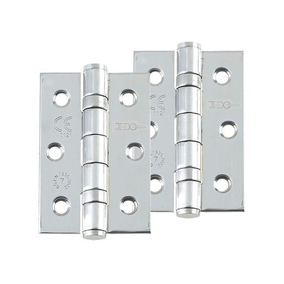 Frelan Hardware 3 Inch Grade 7 Ball Bearing Hinges, Polished Stainless Steel - J9502PSS (sold in pairs) 3 INCH - POLISHED STAINLESS STEEL