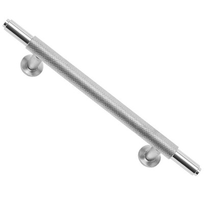 Access Hardware Knurled T-Bar Cabinet Handle (96mm, 128mm OR 192mm c/c), Satin Stainless Steel - P110601S SATIN STAINLESS STEEL - 192mm c/c