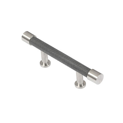 Finesse Immix Knurl Cabinet Pull Handles (64mm, 96mm, 128mm OR 160mm C/C), Stainless Steel - IMX1001-S STAINLESS STEEL - 64mm C/C