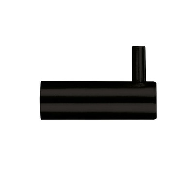 Zoo Hardware ZAS Concealed Fix Wall Mounted Hook, Powder Coated Black - ZAS76-PCB POWDER COATED BLACK