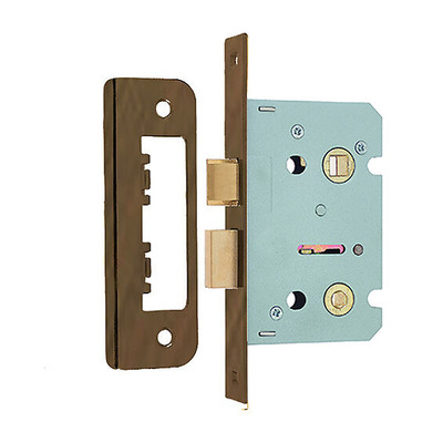 Frelan Hardware Contract Bathroom Lock (65mm OR 76mm), Antique Brass - JL450AB 76mm (3 INCH) - ANTIQUE BRASS