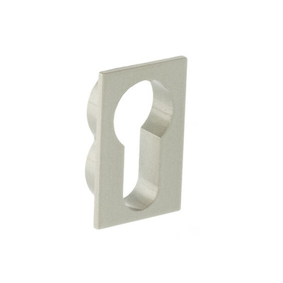 Atlantic Forme Euro Profile Escutcheon On Concealed Square Rose, Satin Nickel - FCSESCESN (sold in pairs) SATIN NICKEL