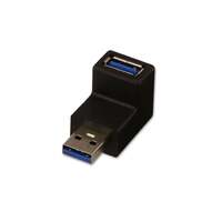 Image of Lindy USB 3.2 Type A to A 90 Adapter, up