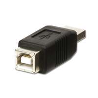 Image of Lindy USB Adapter, USB A Male to B Female