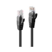 Image of Lindy 0.5m Cat.6 U/UTP Network Cable, Black