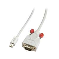 Image of Lindy 0.5m Mini DisplayPort to VGA Cable, White