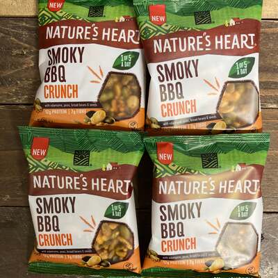 6x Nature’s Heart Smoky BBQ Crunch Bags (6x50g)