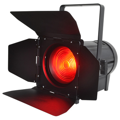 LED Fresnel 200W RGBL Stage Spot with Barn Door