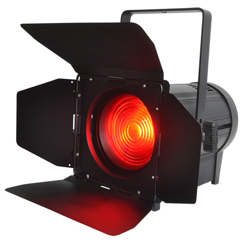 LED Fresnel 200W RGBL Stage Spot with Barn Door