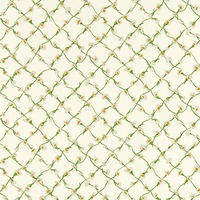 Harlequin X Sophie Robinson Daisy Trellis Wallpaper Emerald/Pearl HSRW113043