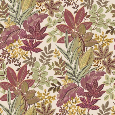 Into The Wild Foliage Wallpaper Red Galerie 18508