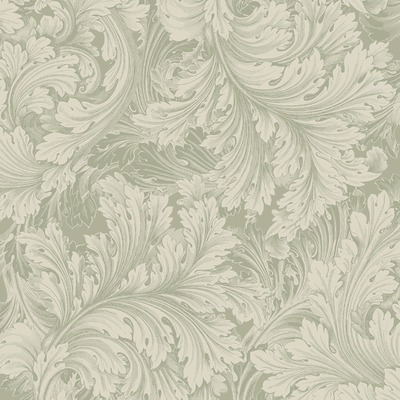 Rossetti Leaves Wallpaper Green Grandeco A68903
