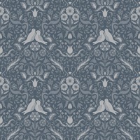 Ekbacka Niki Floral Wallpaper Blue Galerie 14028