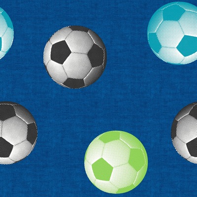 Catherine Lansfield Football Wallpaper Blue Muriva 165571
