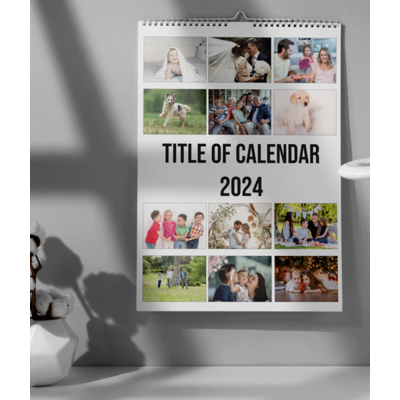 Personalised A3 Photo Calendar 2024 - With Your Photos