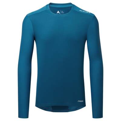 Altura Cycling Esker Men's Polartec&#132;&#162; Long Sleeve Trail Jersey Navy | Small | Altura