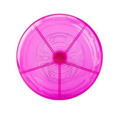 Light Up Flying Skimmers Kids Frisbee Toy - PINK